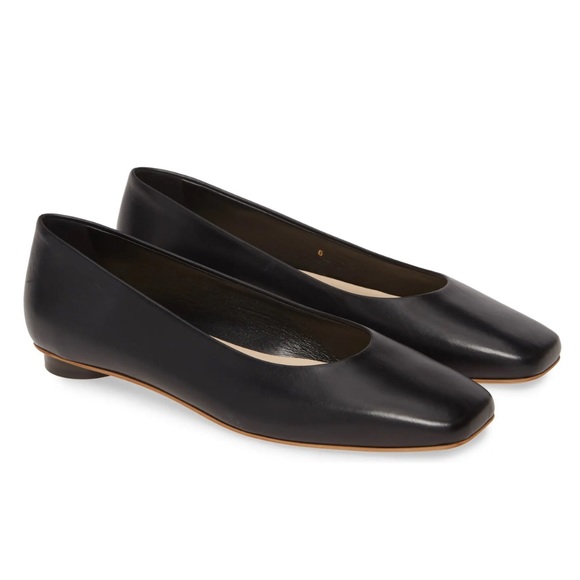 NWT Everlane The '90s Flat in Black Leather - Picture 7 of 14